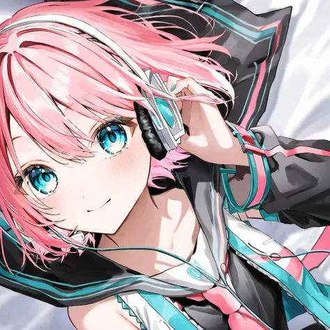 (High quality)Uta utane,Defoko, vocaloid, Headphone, Beautiful(artist:Oshioshio), Anime girl(artist:Oshioshio)