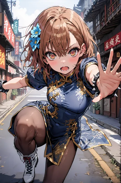 score_9, score_8_up, score_7_up, source_anime,
Mikoto and Misaka, Misaka Mikoto , short hair, black cock, hair ornament, hair flower, brown eyes,serious,open your mouth,electricity ,Superpowers( electricity ity),Electric current is emitted from the body ,c...