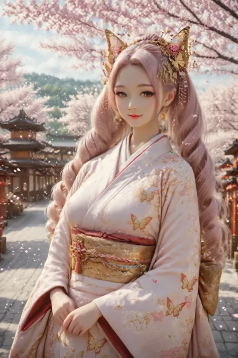 Cute girl in kimono v2,5
