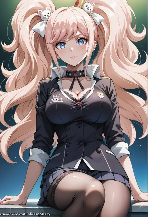score_9, score_8_up, score_7_up, source_anime, 4K,perfect fingers,(perfect hands, perfect anatomy),prefect lighting, very aesthetic, intricate details,highly detailed background, masterpiece, high quality, best quality, 
1girl, junko enoshima, long hair, b...