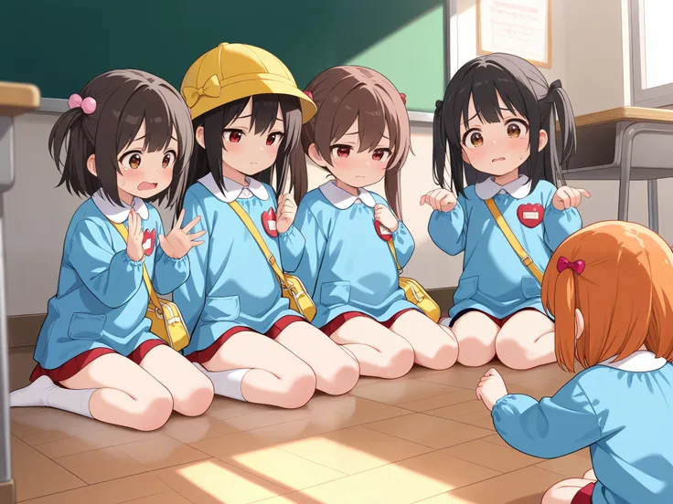 (masterpiece, best quality, highly detailed, ultra detailed), kawaii loli face, (perfect anatomy, best anatomy, extremely detailed, nice hand, perfect hand), (nice leg, perfect leg),(nice finger, perfect finger), (random pose), (random hair color:1.2), (di...