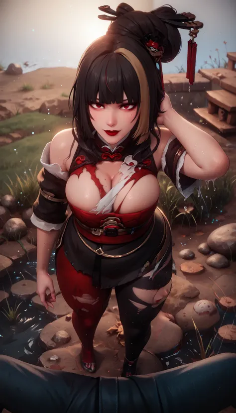 bouquetman, anime coloring, anime screencap, anime-style, detailed background, vignetting, masterpiece, high quality, absurdres, best quality, very aesthetic, newest, dynamic composition, anatomical correct, HD, 4K, digital art, trending on ArtStation, ((a...