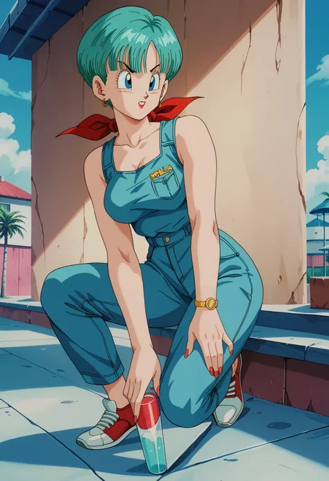 Bulma sensual, Corporação Capsula, full body, Ideal female body, sexy clothes, ultra detailed, retro art

