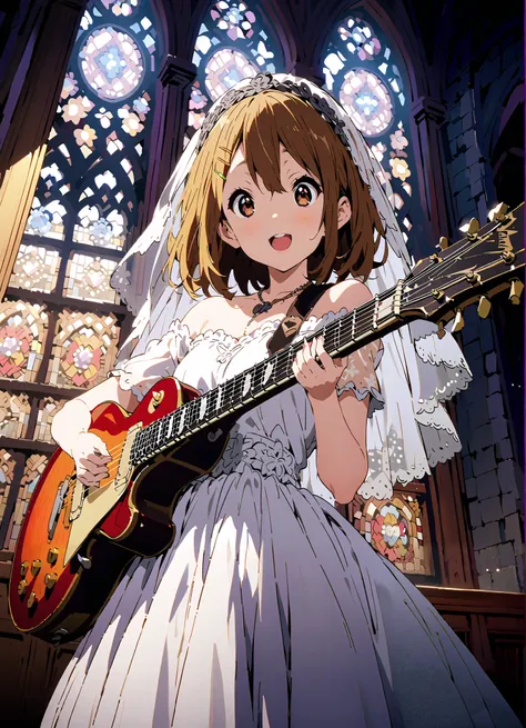 smile,cover,open your mouth wide,brown eyes,