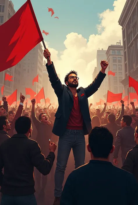 Create an image of the movement the reform in opposition to the Boyer government