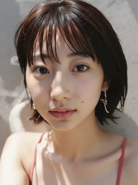  ((naked:1.3、 topless:1.3))、  sense of openness  、(( slender body:1.3))， Big Breasts:1.3，1 Girl, alone,  high resolution,  masterpiece,  accurate,  解剖学的に accurate,   number々award  , 最 high quality of wavy lines,  High detail,  very detailed,  super high he...