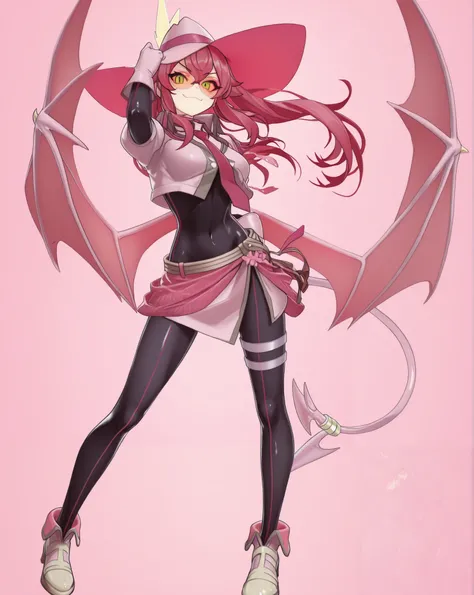 3dmm,Masterpiece,best quality, evil twin ki sikil:1.0, evil twin ki sikil outfit:1.0, anime 3D art style, silky clothes, bright colors,highly detailed,expressive facial features,dynamic pose,4k resolution,Arnold rendering masterpiece, very detailed picture...