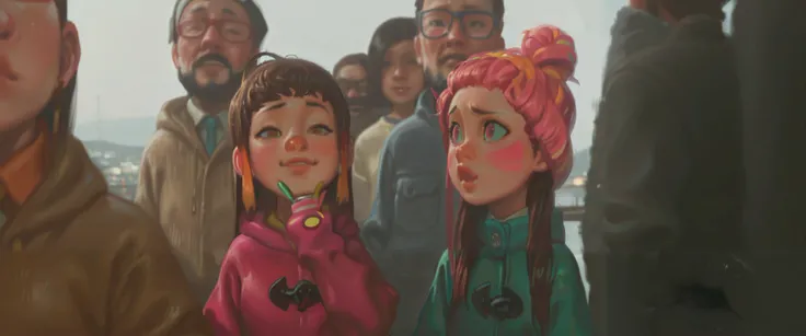 HDR, 8K, high contrast, masterpiece, best quality, amazing quality, very aesthetic, anime artstyle, realistic, newest, digital painting, brushstrokes, digital painting, brush texture, shiny, sharp shapes,
BREAK
bounce light, hyperdetailed, detailed hair st...