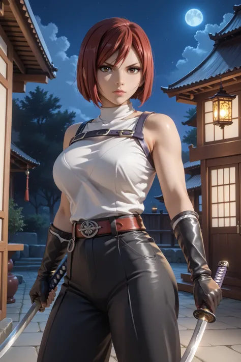 masterpiece, beautiful, ultra-detailed, detailed face, 4k, hd, perfect lighting, best quality, score_9, score_8_up, score_7_up, 2d art, perfect hands, perfect eyes
((cowboy shot))
erza knightwalker, red hair, brown eyes, short hair, large breasts, gloves, ...