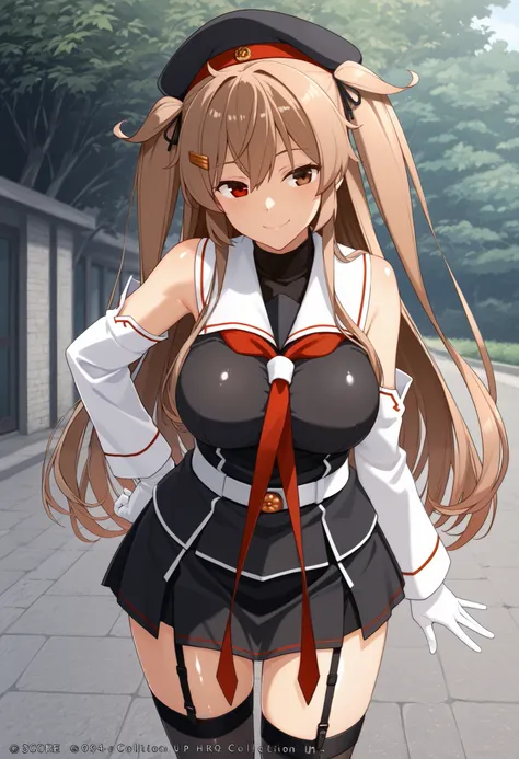 Murasamekai2kc, kantai collection,score_9, score_8_up, score_7_up, source_anime, 1 girl , (masterpiece) , bigger breasts, Official Art, (detachable white sleeves ), kantai collection,1 girl , (masterpiece) , best quality to deliver , high resolution , Mura...