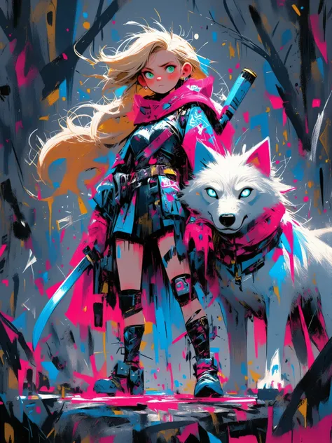 Fun graffiti illustration - 趣味涂鸦插画4