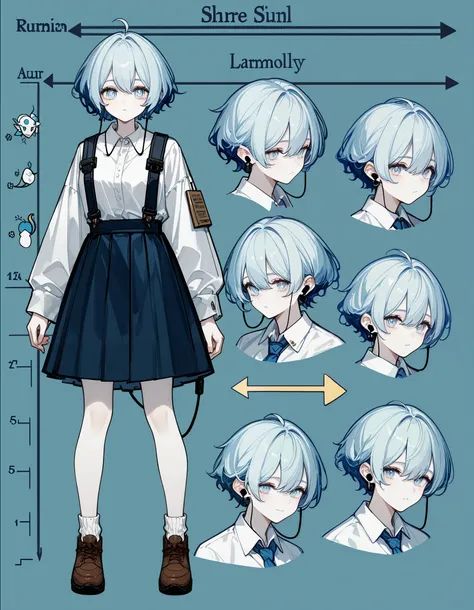 score_9,score_8_consolation,score_7_consolation,score_6_consolation,score_5_consolation, ,, high resolution,8k, official art , pale skin, Shining skin, full body, character chart, herb _\(anthropomorphism\),change,is cute,is cute,Buds on the head