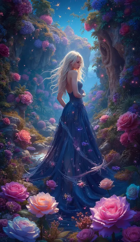 Fantasy World Art: A Dreamy Paradise
Create an official art piece in 8K resolution that immerses viewers in a fantastical utopia, far removed from Earth.
The scene centers on a captivating woman, elegantly poised, captured from a dynamic angle that showc...