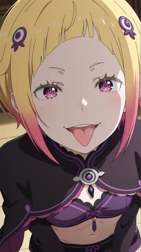 , Capella,re:zero
High quality , best quality , masterpiece, High Resolution , detailed face( LoRA: Capella),anatomically correct, detailed hairstyle( LoRA: Capella),anime Coloring
solo, 1 girl
,multicolored hair,blonde hair,short hair,pink eyes,
, purpl...