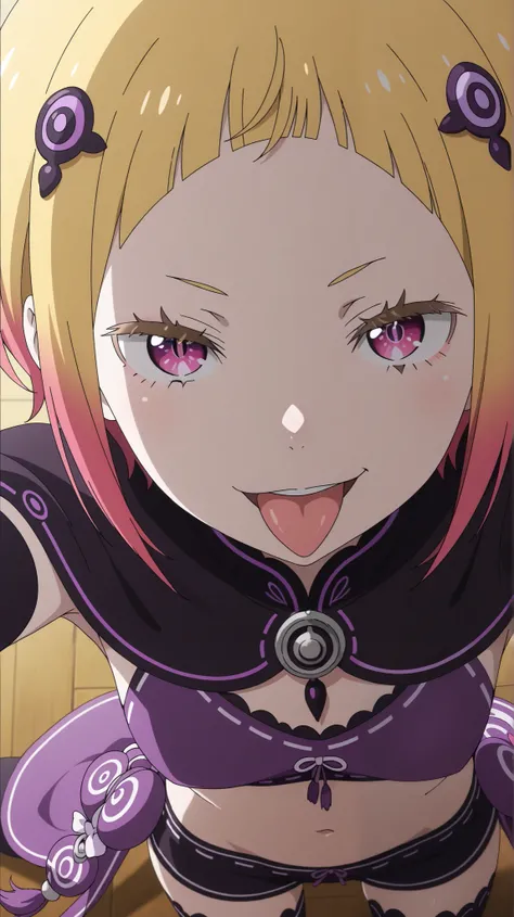 , Capella,re:zero
High quality , best quality , masterpiece, High Resolution , detailed face( LoRA: Capella),anatomically correct, detailed hairstyle( LoRA: Capella),anime Coloring
solo, 1 girl
,multicolored hair,blonde hair,short hair,pink eyes,
, purpl...