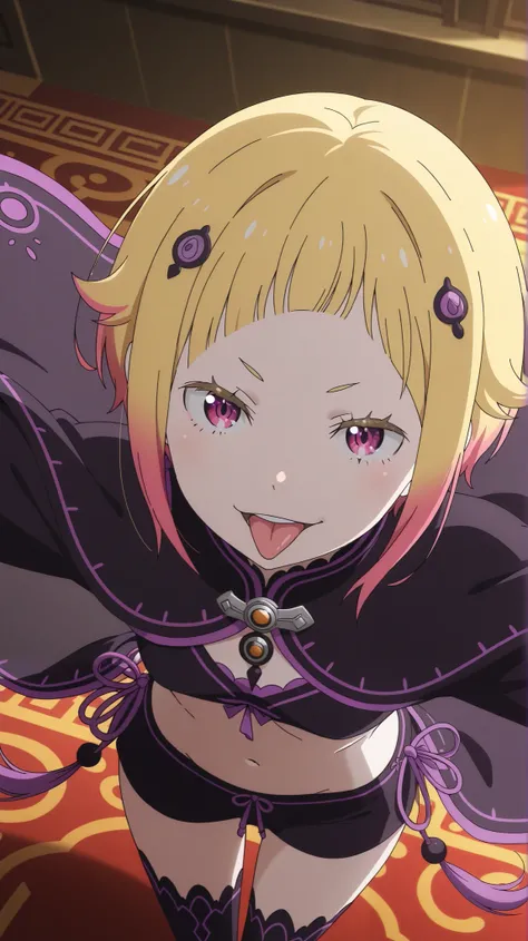 , Capella,re:zero
High quality , best quality , masterpiece, High Resolution , detailed face( LoRA: Capella),anatomically correct, detailed hairstyle( LoRA: Capella),anime Coloring
solo, 1 girl
,multicolored hair,blonde hair,short hair,pink eyes,
, purpl...