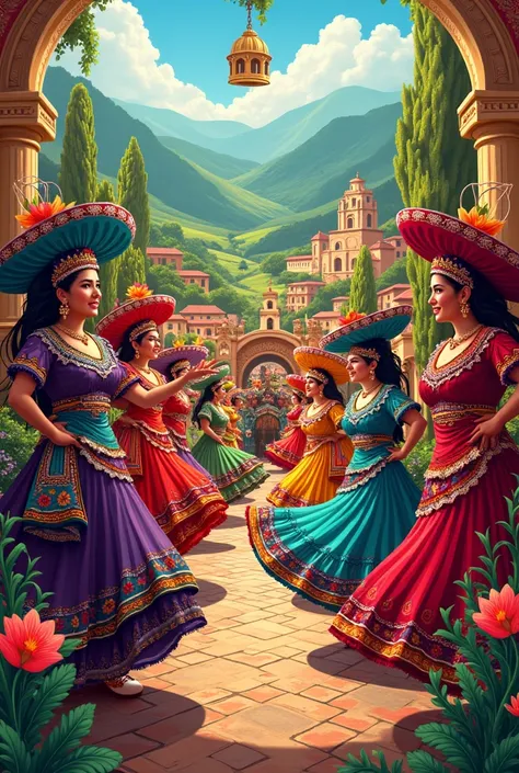 Poster about the Guelaguetza of Oaxaca 