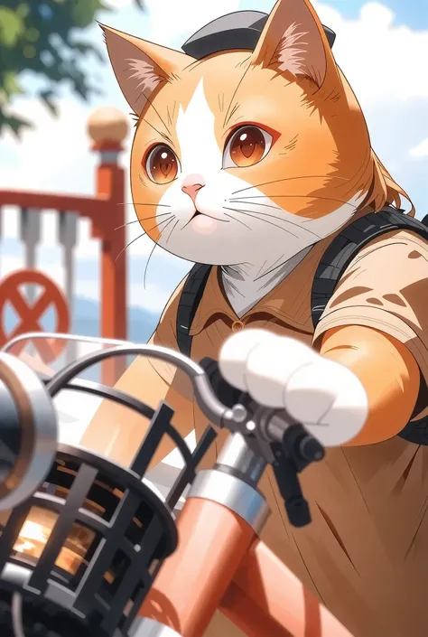 (Ghibli style, Japan's Finest Animation), (Ultra-high resolution output, like spray art 0.2μmmDelicate particles, acrylic gouache versatile color paint, illustration, Precise sketch like a drawing, Clean line art with clean lines),
orange cat, One, That c...