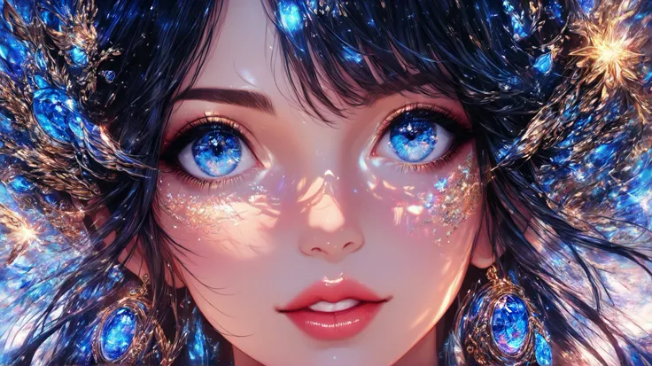 painting of a womans face, beautiful stunning digital art , karol bak uhd, Bela arte UHD 4K, beautiful digital artwork, beautiful digital art, stunning digital art , very beautiful digital art, exquisite digital illustration, a beautiful art illustratio...