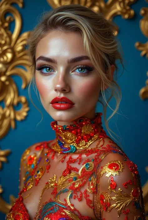 Realistic ((Photorealistic realism)), Hyper high resolution, ((Hyper insanel quality, epice masterciece, intricately detailed digital art)),((focus on extremely Realistic Proportion Body:1.3))(ultra realistic texture details: velvety skin, hair), ((sharp ...