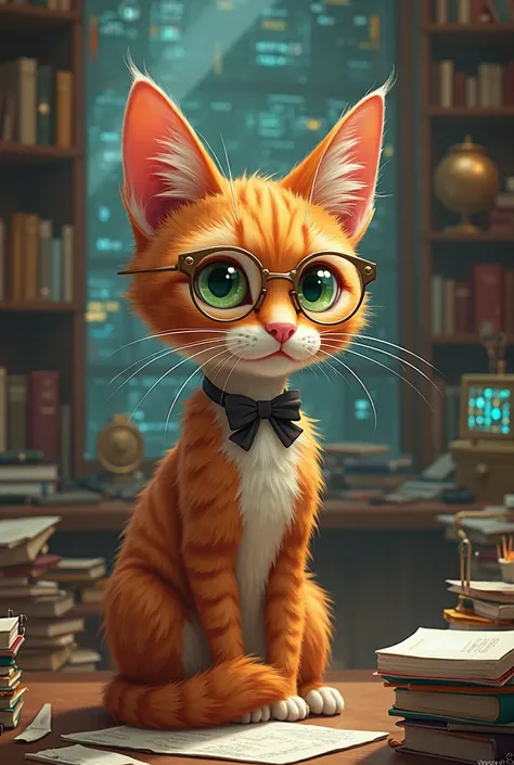 chat professeur