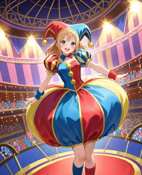   CIRCUS,   CIRCUS,masterpiece,8k, top quality ,,colorful,Jester Sonnet, Laugh for Me,  for you  , Laugh for Me,  for you  , When will the day come when I can really laugh and talk、