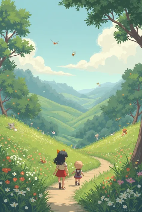 An image in Ghibli 