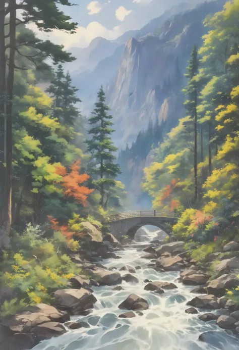 (Ghibli style, absurdres), BREAK Ghibli style, and a boy's fierce adventure,
(Ultra-high resolution output, like spray art 0.2μmmDelicate particles, acrylic gouache versatile color paint, with clean lines, 256 multicolor),