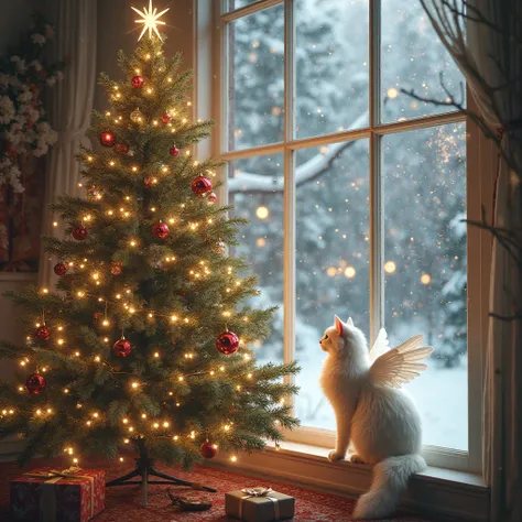天使の白猫。クリスマスの想い出と桜の季節
Fairly of Angel-Cat, memories from Christmas, Sakura..