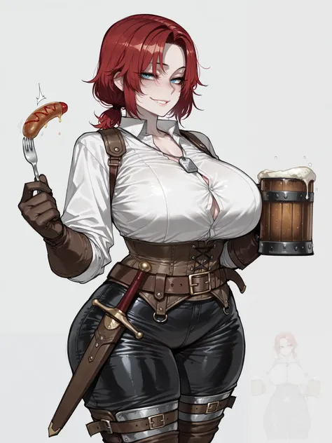 ((ratatatat74)), Seductive Face, Seductive Expression, Quality_masterpiece, Anatomically correct, Beautiful face, Perfect face, Highly detailed beautiful face and eyes, Attractive face, Detailed face, Delicate facial features, Detailed skin, Huge breasts, ...