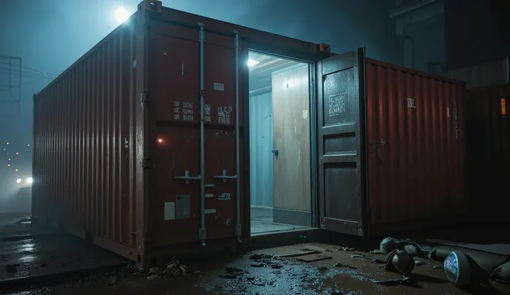 SCP-728, referred to as the "FOREVER ROOM" in SCP lore, is a red, weathered, 12.19 m x 2.44 m x 2.90 m shipping container. Its anomaly manifests when the doors are sealed - internal space experiences a altered time flow compared to the exterior. Explore th...