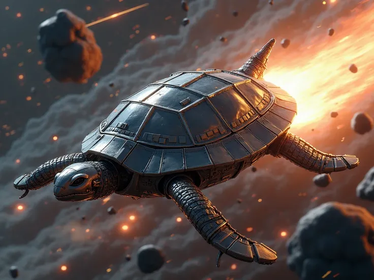 Tactical turtle space ship