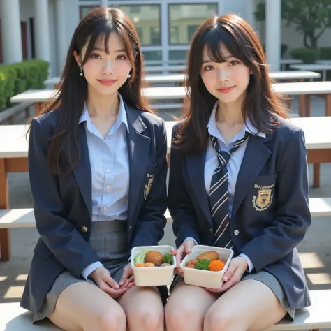 『Different faces and hairstyles2 Japanese girls in tennis panties:1.9』『real photo:1.3』Best Quality:1.2、((Big Breasts))、slender body,with a slight cleavage、((young 20 year old woman ))、((showing teeth:1.3))、(((anatomically correct、Perfect Anatomy、anatomical...