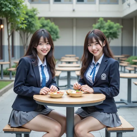 『Different faces and hairstyles2 Japanese girls in tennis panties:1.9』『real photo:1.3』Best Quality:1.2、((Big Breasts))、slender body,with a slight cleavage、((young 20 year old woman ))、((showing teeth:1.3))、(((anatomically correct、Perfect Anatomy、anatomical...