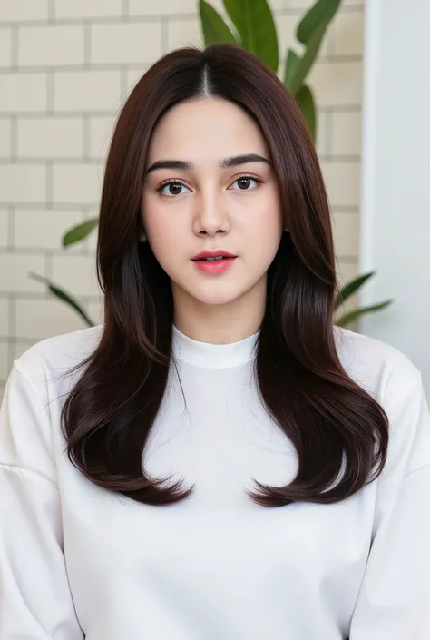  From my boyfriend、he was told that his very short, stylish, and elegant short hair would look good、at the hotel for the first time、so that her long hair doesn't get in the way I was asked by him to cut it short with clippers、wearing a white cape for a hai...