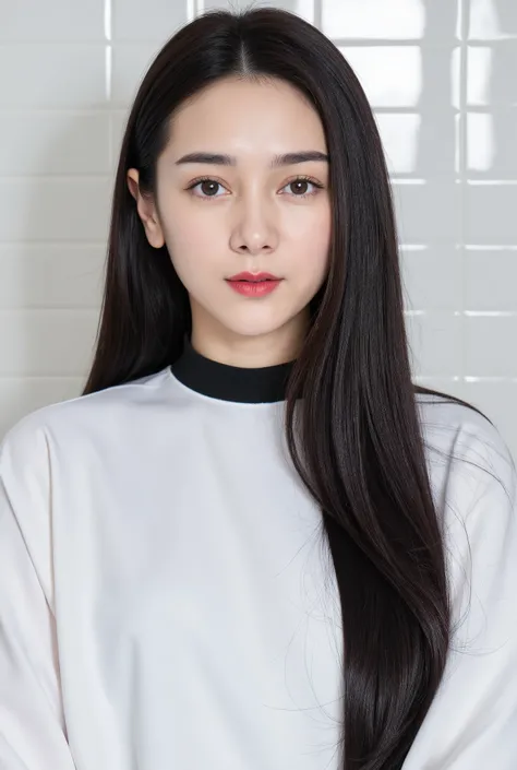  From my boyfriend、he was told that his very short, stylish, and elegant short hair would look good、at the hotel for the first time、so that her long hair doesn't get in the way I was asked by him to cut it short with clippers、wearing a white cape for a hai...