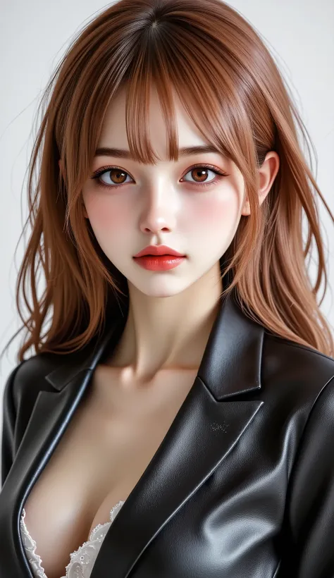 [Style: - "8k, masterpiece, realistic, Photorealistic realism, Hyper high resolution" - "highest quality, intricate ultra-detailed digital art"] (Key Directive: - "The priority is the anatomical accuracy and texture of the materials" - "Ultra-sharp human e...