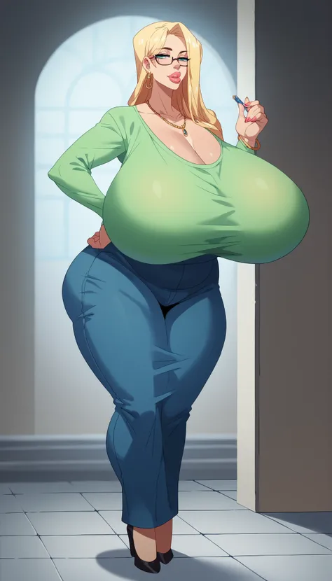 seductive face, Big fake lips, score_9, score_8_up, score_7_up, score_6_up,(masterpiece, best quality, high detailed, 8k, 32k, uhd:1.2),Cowboy shot,fine features,(materpiece), highres, realistic,scenery, full body, Anatomically correct Milf, full body, Ana...