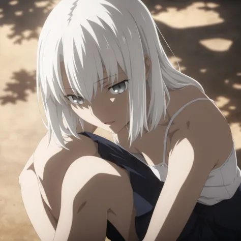 masterpiece, best quality, amazing quality, highres, absurdres, very aesthetic, high resolution, ultra detailed, perfect details, day , outdoors, ufotable style, (dappled sunlight), (from above, from back), backlight,
 
1girl, ufotable style, anime style, ...