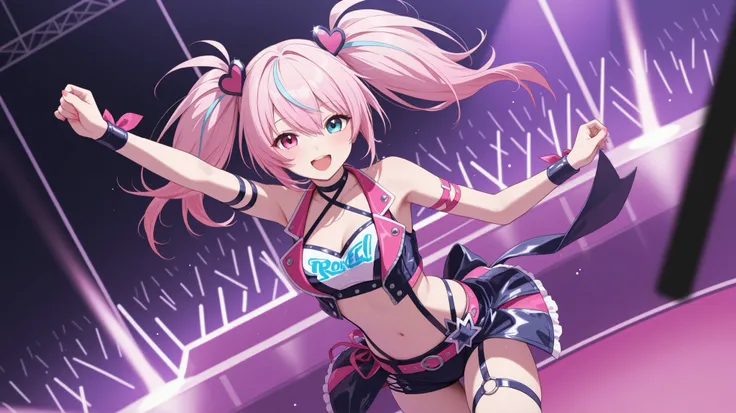 Dancing rocker girl