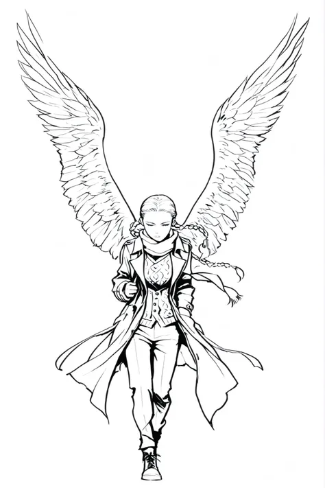 score_9, score_8_up, score_7_up, score_6_up, score_5_up, score_4_up, monochrome, greyscale, timbrook, lineart, line art. BREAK (masterpiece: 1.0), best quality, perfect anatomy, perfect composition, perfection, Realistic proportions, realistic anatomy, BRE...