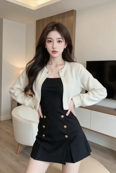 💖 style "Romantic K-Fashion 2025" – Graceful Elegance & Natural Charm 💖
Chic Korean Elegance 2025 is the perfect fusion of timeless sophistication and modern femininity. This look embodies refined charm with a subtle touch of playfulness, ideal for city ...