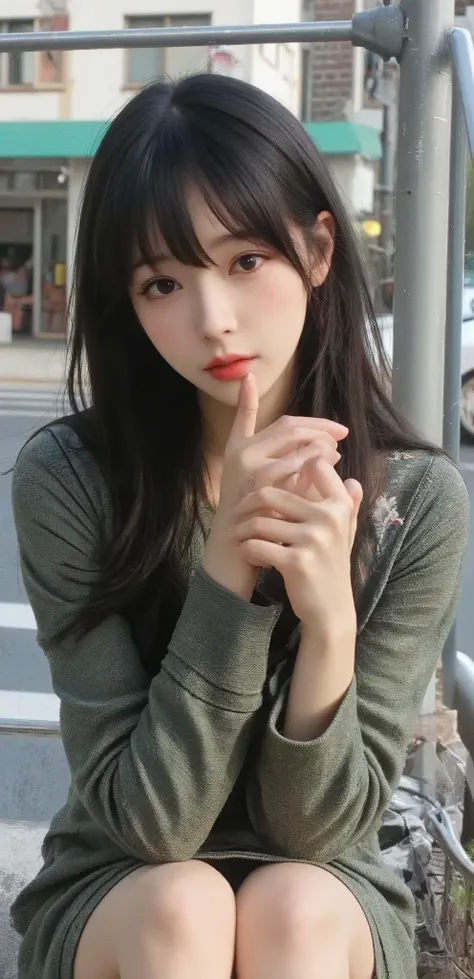 cute 20-year-old Japanese woman 、professional photographer wrapping a naked white bath towel、pictures、Ultra High Definition、super high image quality、beautiful、black hair with a young pattern、 Middle Straight Hair 、slender、long legs、crystal clear white...