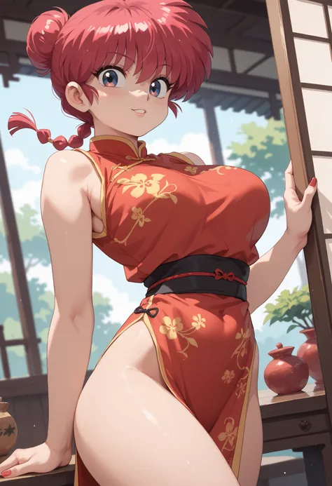 Hot Girlfriend-Style Ranma, sexy Chinese clothes
