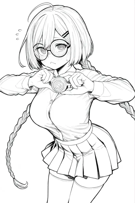 score_9, score_8_up, score_7_up, score_6_up, score_5_up, score_4_up,  monochrome, greyscale, line art, lineart, Timbrook
BREAK
(masterpiece: 1.0), best quality, perfect anatomy, perfect composition, perfection, Realistic proportions, realistic anatomy, 
BR...