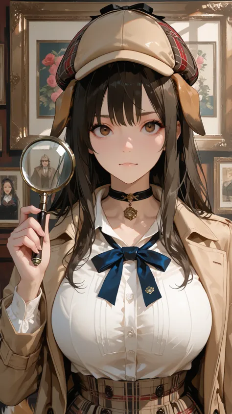 masterpiece, source_hentai, top quality, great quality, very aesthetic, high definition, super detailed, illumination, colorful, absurd dress, newest,Dog Detector,
expressive eyes, upper body, Detailed Faces, beautiful face, foot, one girl, long hair, dark...