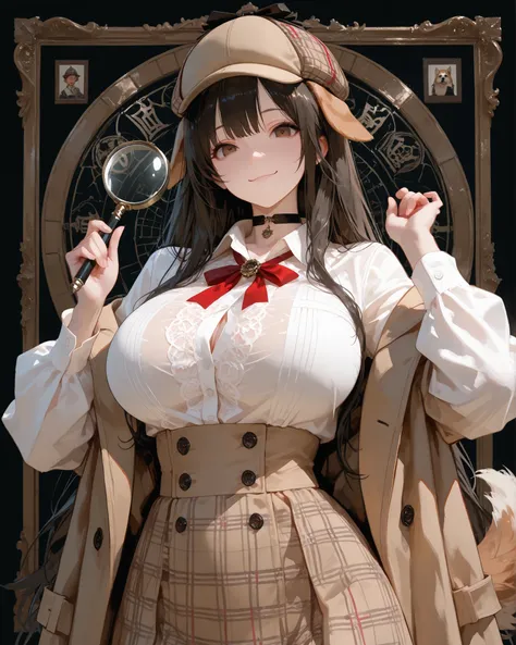 masterpiece, source_hentai, Best Quality, black, very aesthetic, high resolution, super detailed, illumination, colorful, Absard Dress, newest,Dog Detector,
expressive eyes, upper body, Detailed Faces, beautiful face, foot, one girl, Super long hair, dark ...