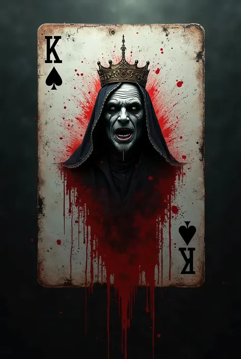 quinte flush royale avec faucheuse par dessus cartoon