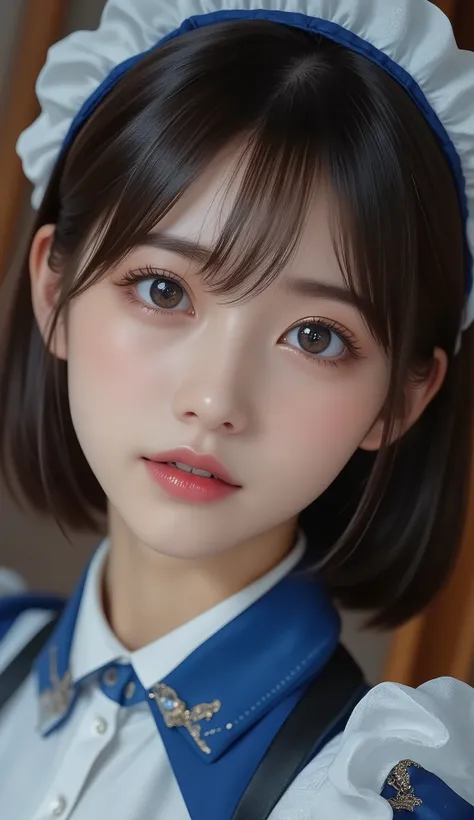 8k,Ultra High Resolution , Best Quality, masterpiece,rule of thirds,golden ratio,surreal,pictures, one woman,( girl:1.3),cute,cute顔, Beautiful Eyes in Every Detail , 細かくdetails,mature woman,Princess,Full body,black hair,Short Bob,ID photo, luxurious and be...