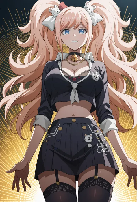 score_9, score_8_up, score_7_up, source_anime, 4K,perfect fingers,(perfect hands, perfect anatomy),prefect lighting, very aesthetic, intricate details,highly detailed background, masterpiece, high quality, best quality, 
1girl, junko enoshima, long hair, b...